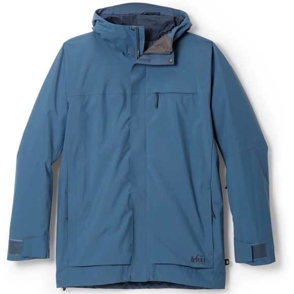 REI Powderbound Insulated Jacket - Men's Medium Sargasso Sea Blue - Picture 1 of 14